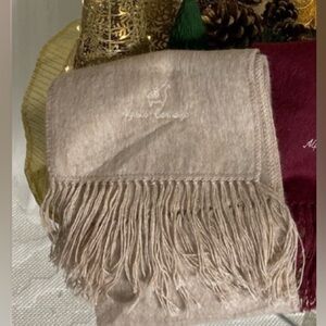 100% Alpaca Camargo scarves 1 burgundy and 1 oatmeal so soft/warm $40.00 each